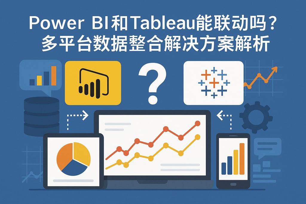 Power BI和Tableau能联动吗？多平台数据整合解决方案解析